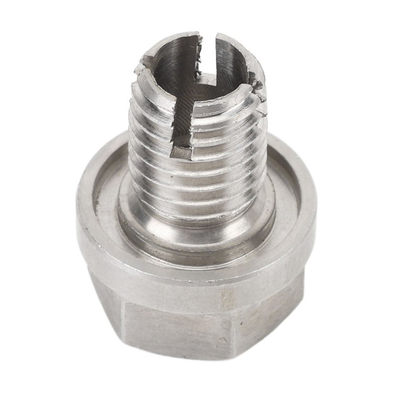 Piggyback Oil Drain Plug Stainless Steel Self Tapping Oversize Oil Drain Plug - Cost Saving Repair Kit with Rubber O Ring Engine Oil Drain Plug for Oil Pan Thread Fix - Image 4