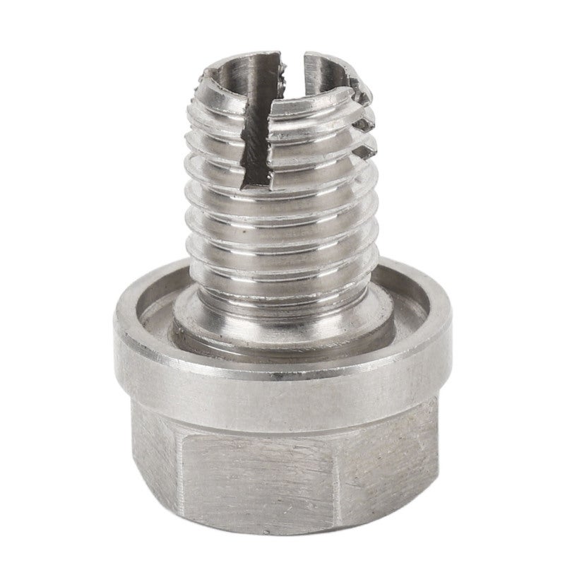 Piggyback Oil Drain Plug Stainless Steel Self Tapping Oversize Oil Drain Plug - Cost Saving Repair Kit with Rubber O Ring Engine Oil Drain Plug for Oil Pan Thread Fix - Image 3