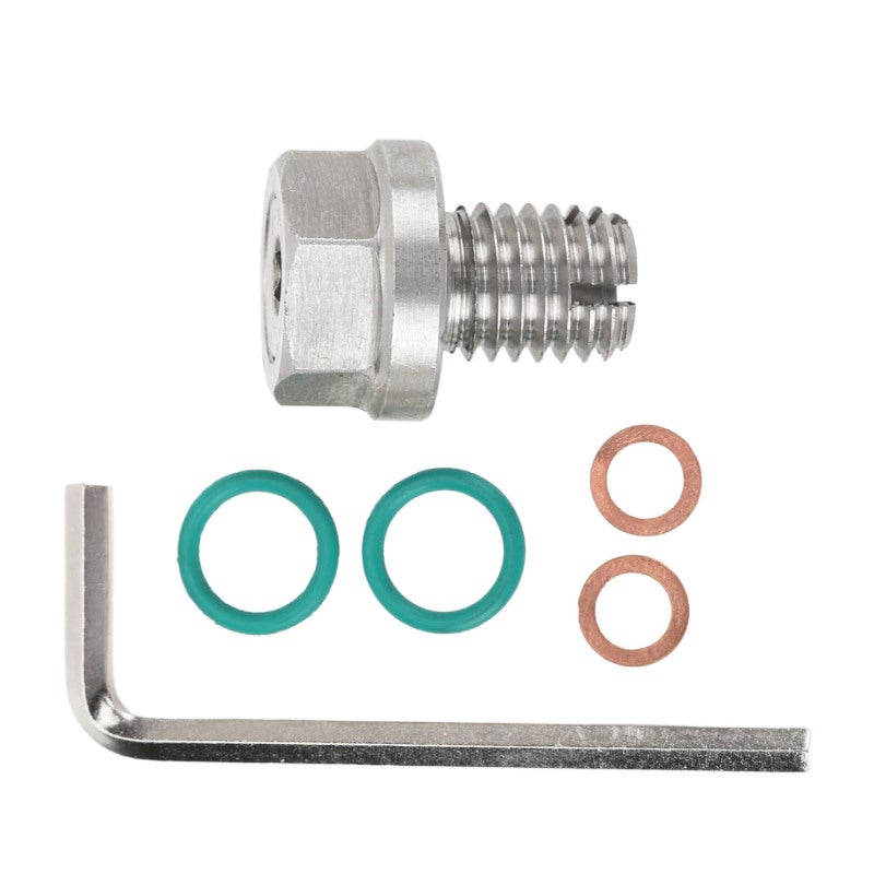 Piggyback Oil Drain Plug Stainless Steel Self Tapping Oversize Oil Drain Plug - Cost Saving Repair Kit with Rubber O Ring Engine Oil Drain Plug for Oil Pan Thread Fix - Image 1
