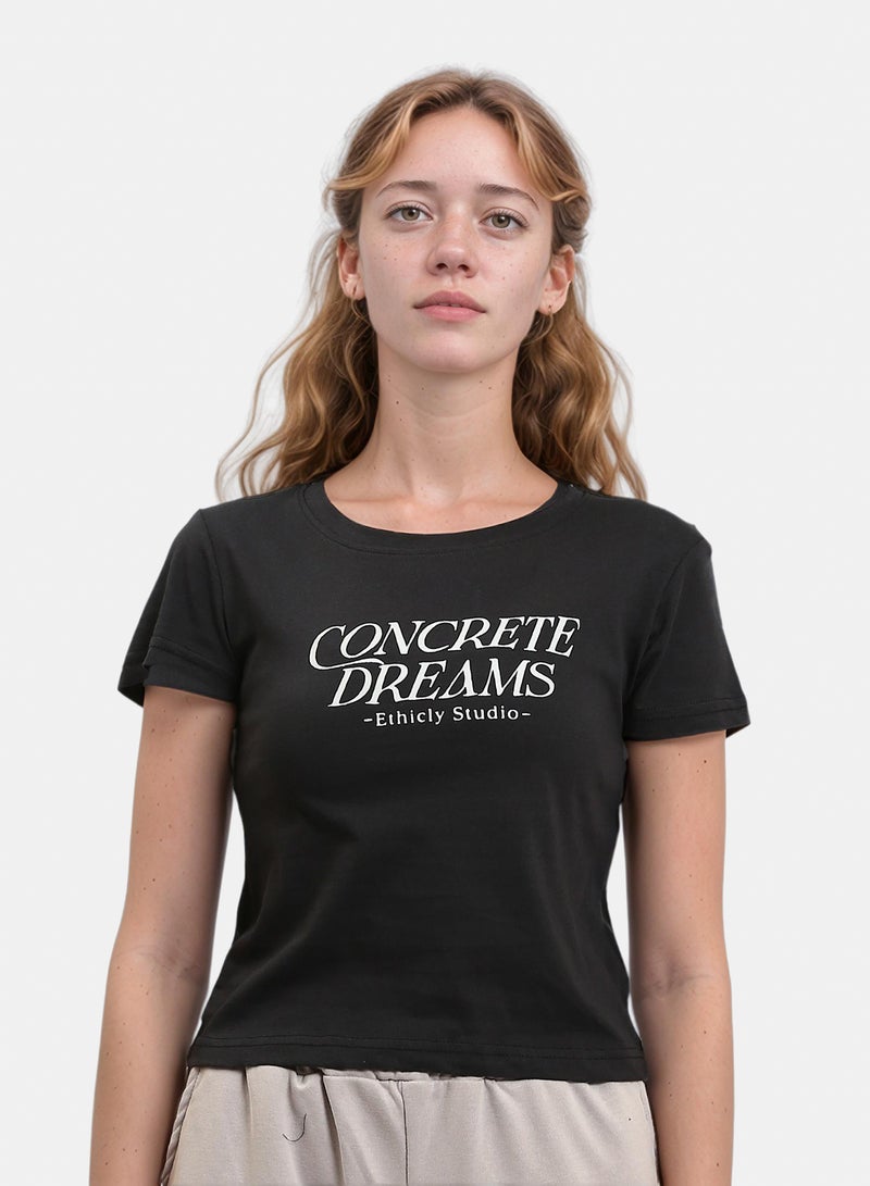 RAVIN Women Ravin "Concrete Dreams" Graphic T-Shirt - Image 1
