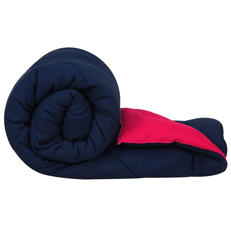 SVT Microfiber 200TC Comforter Single Bed_ Pink Blue - Image 4