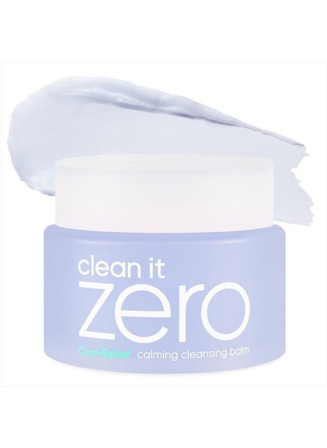 Banila Co Clean it Zero Calming Cleansing Balm | Korean Makeup Remover for Sensitive Skin | Vegan | Cleansing Oil, Facial Cleanser Made with Centella Asiatica & Madecassoside (100ml / 3.38 fl. oz)  - Image 1