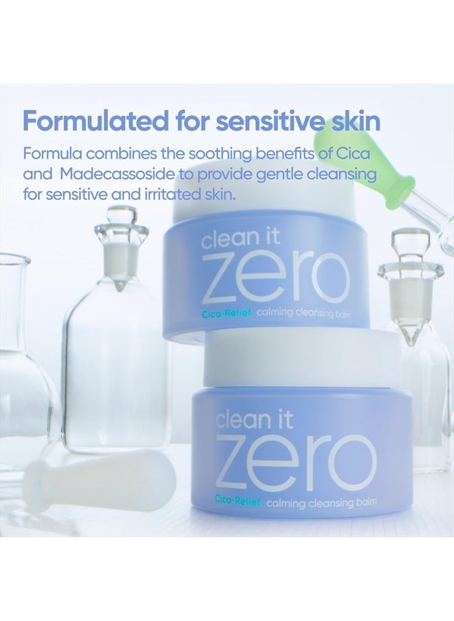 Banila Co Clean it Zero Calming Cleansing Balm | Korean Makeup Remover for Sensitive Skin | Vegan | Cleansing Oil, Facial Cleanser Made with Centella Asiatica & Madecassoside (100ml / 3.38 fl. oz)  - Image 5