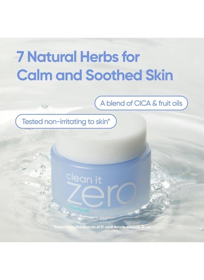 Banila Co Clean it Zero Calming Cleansing Balm | Korean Makeup Remover for Sensitive Skin | Vegan | Cleansing Oil, Facial Cleanser Made with Centella Asiatica & Madecassoside (100ml / 3.38 fl. oz)  - Image 2