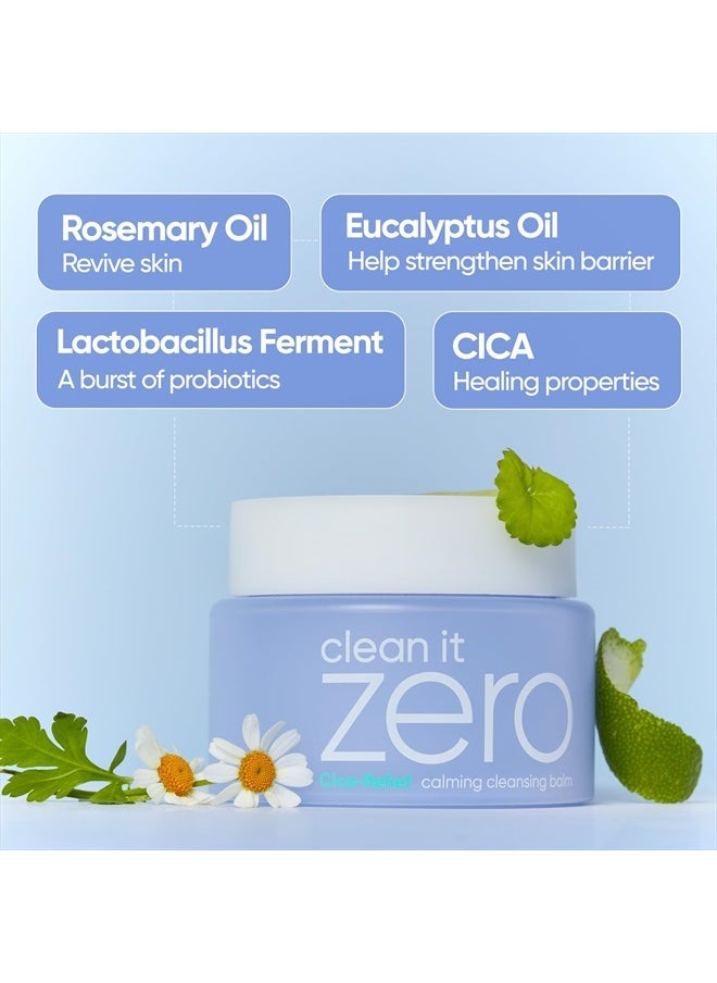 Banila Co Clean it Zero Calming Cleansing Balm | Korean Makeup Remover for Sensitive Skin | Vegan | Cleansing Oil, Facial Cleanser Made with Centella Asiatica & Madecassoside (100ml / 3.38 fl. oz)  - Image 3