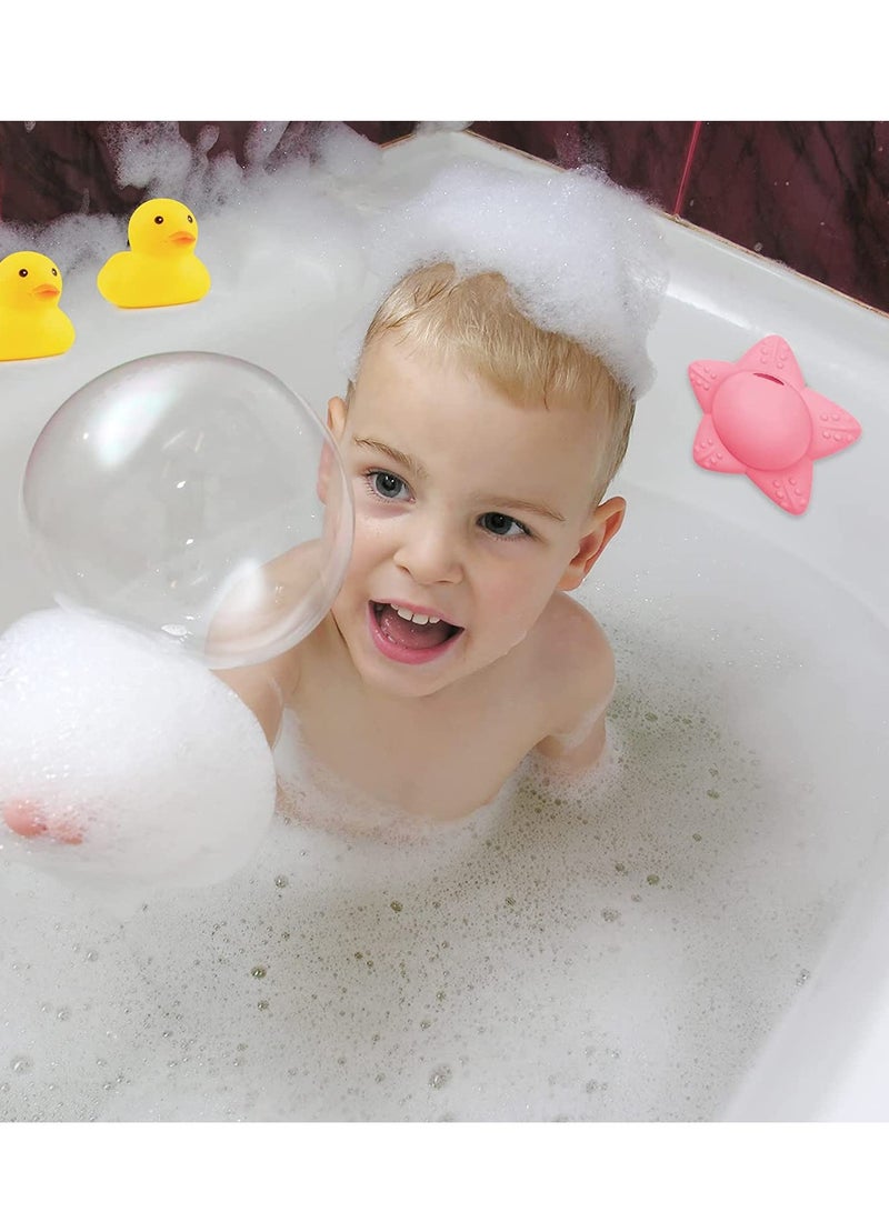 Excefore Bath Tub Overflow Drain Cover, Silicone Tub Overflow Drain Cover, Overflow Bath Drain Cover with Top Plug,  Suction Cup Sealed Overflow Drain Cover Bathroom Tub - Bathtub Overflow Drain Cover - Image 5