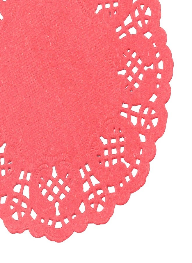 Rierdge Round Paper Doilies, 120 Pcs 3.5” Colorful Decorative Disposable Paper Placemats for Wedding Birthday Desserts Cakes Party Tableware Food Decoration, 6 Colors - Image 4
