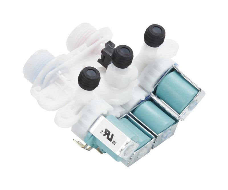 Whirlpool W11165546 Water Inlet Valve, Chrome - Image 1