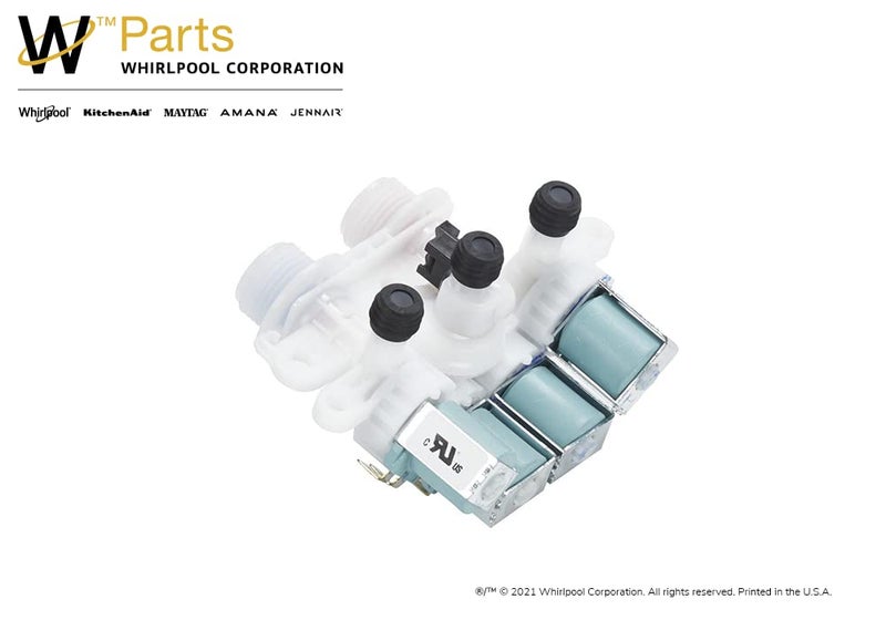 Whirlpool W11165546 Water Inlet Valve, Chrome - Image 2