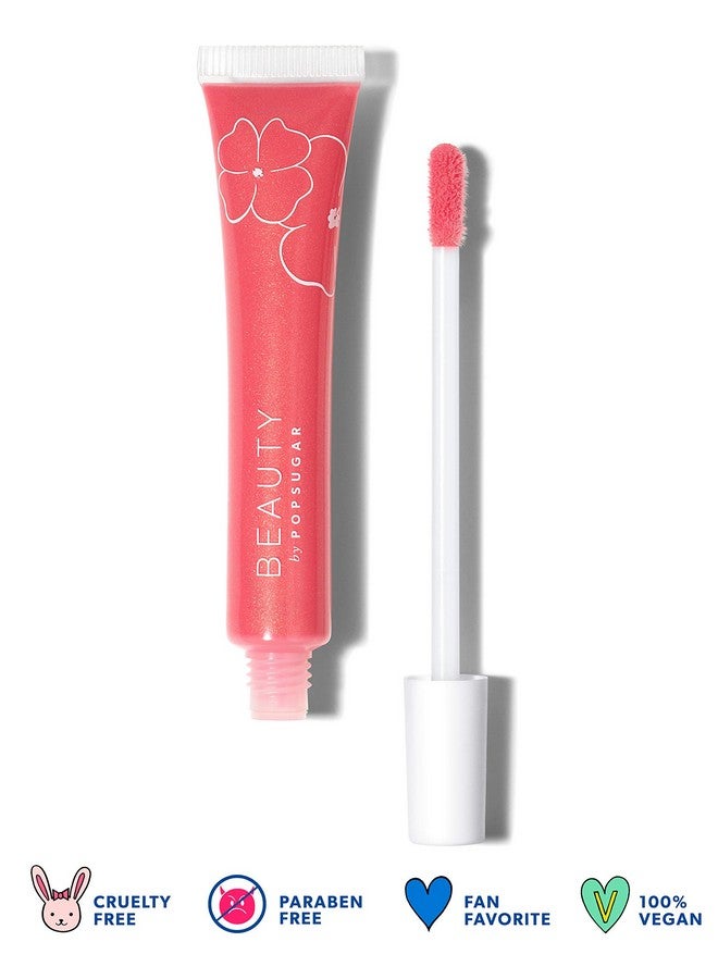 POPSUGAR BEAUTY Be the Boss Lip Gloss - Sheer Buildable Color with High Shine | Non-Sticky Formula | Nourishing & Moisturizing Lip Oil | Cruelty Free, Paraben Free & 100% Vegan (Skyfall, 3 Fl Oz) - Image 2