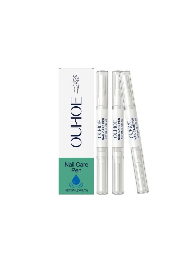 OUHOE 3 Natural Cuticle Oil Pen for Nails, Revitalizing Cuticle Oil for Nails, Repaired Cuticles Overnight Cuticle Softener Nail Strengthener Protector for Damaged Skin Thin Nail - Image 5
