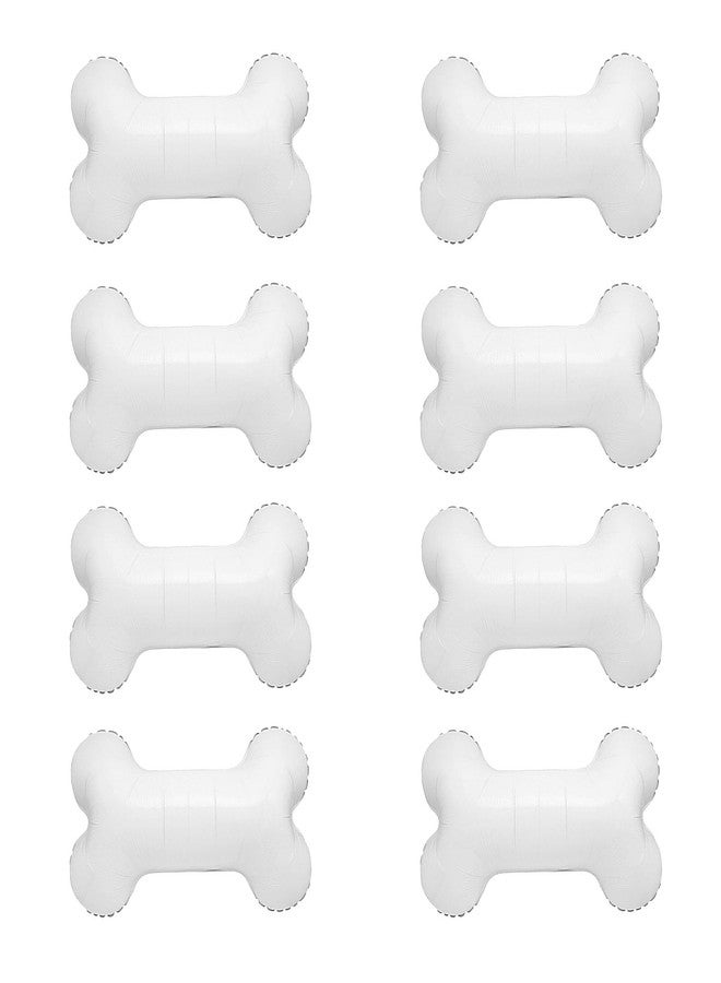 OHLIGEI 10PCS Dog Bone Foil Balloon White Aluminum Mylar Foil Pet-Themed Balloons, Perfect for Birthday Parties - Image 1