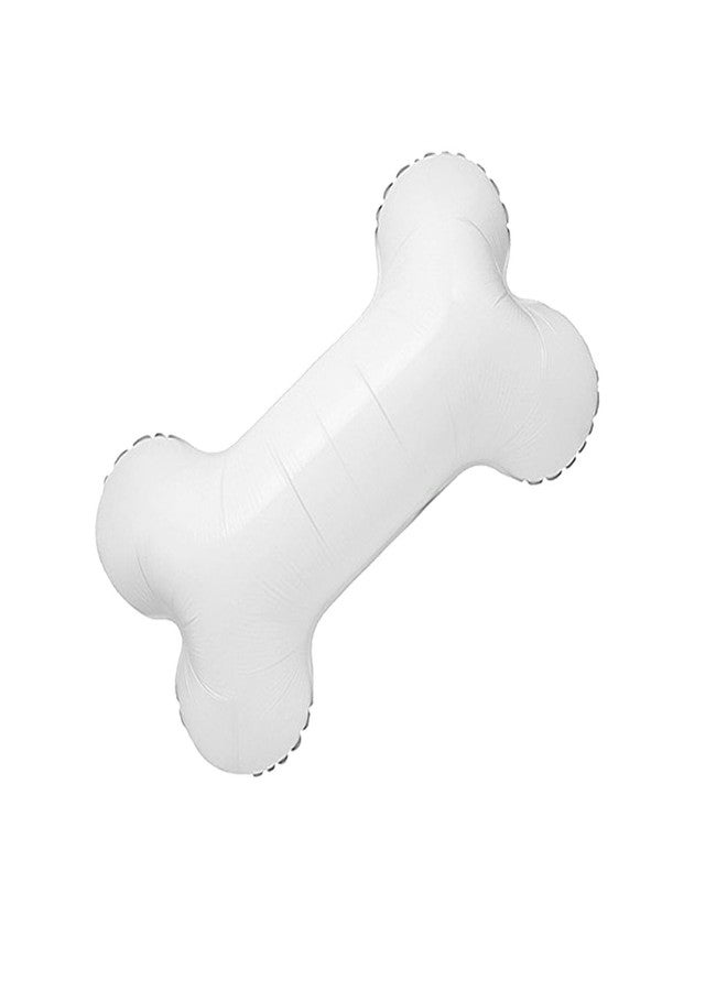 OHLIGEI 10PCS Dog Bone Foil Balloon White Aluminum Mylar Foil Pet-Themed Balloons, Perfect for Birthday Parties - Image 2