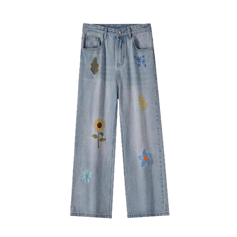 Unisex Casual Daily Denim Jeans - Image 5