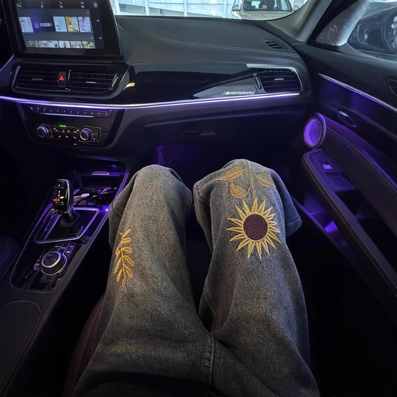 Unisex Casual Daily Denim Jeans - Image 4
