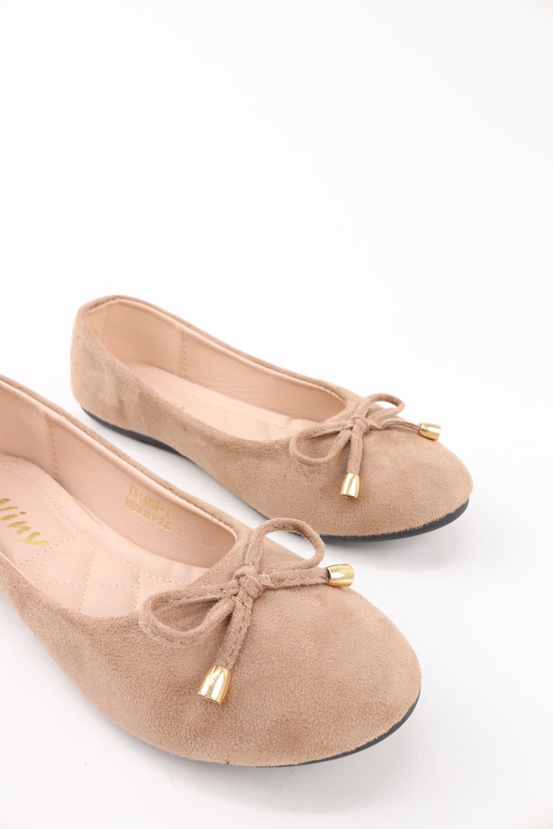 VINY Women's Cushioned Ballet Flats – Lightweight Slip-On Flat Shoes, Comfortable Everyday Walking & Office Ballerina Shoes with Soft Support Insole - Image 3