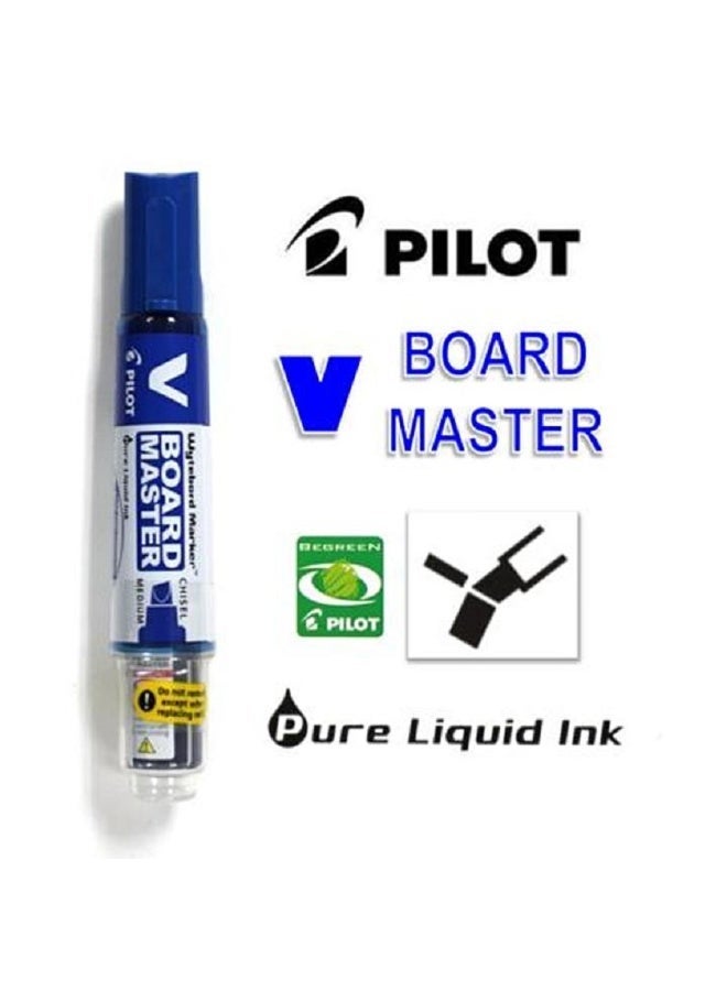 بايلوت قلم سبورة مشطوف أزرق قابل لأعادة التعبئة - Image 2