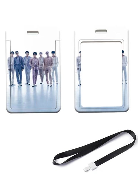BTS Vertical Style Lanyard ID Card Holder