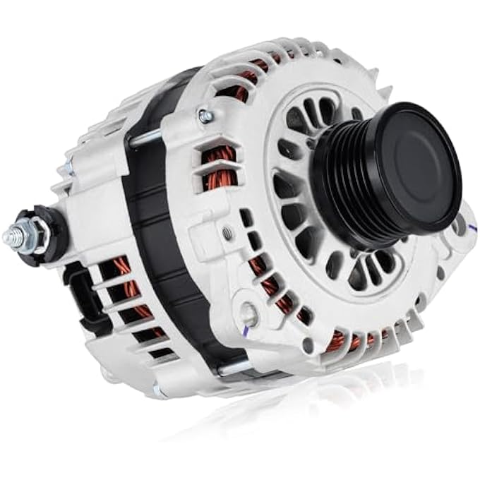 Farrme 13939 Car Alternator Fit for Nissan Altima, for Sentra 2002-2006 2.5L L4 Automotive Replacement Alternators 13939N High Output Alternator 231008J000, LR1110-726 110 Amp, 6-Groove Pulley - Image 1