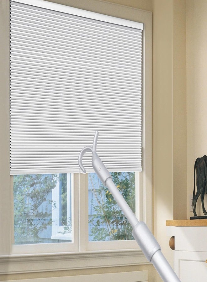 Nicerity Telescopic Draw Rod Easy to Pull The Window Shades Up and Down,Adjustable Push-Pull Rod for Cordless Roller Shade Blinds (Grey) - Image 2
