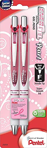 Pentel 163812 EnerGel Pearl Deluxe RTX Retractable Liquid Gel Pen Fine Point - Image 5