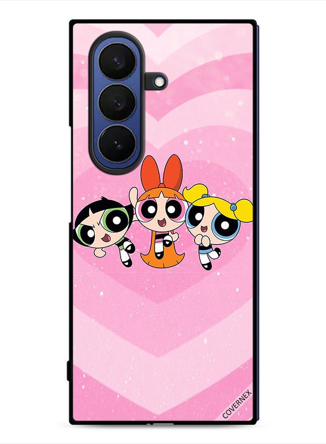 Covernex Samsung Galaxy Z Fold7 Protective Case Cover Power Girls Cartoon - Image 1