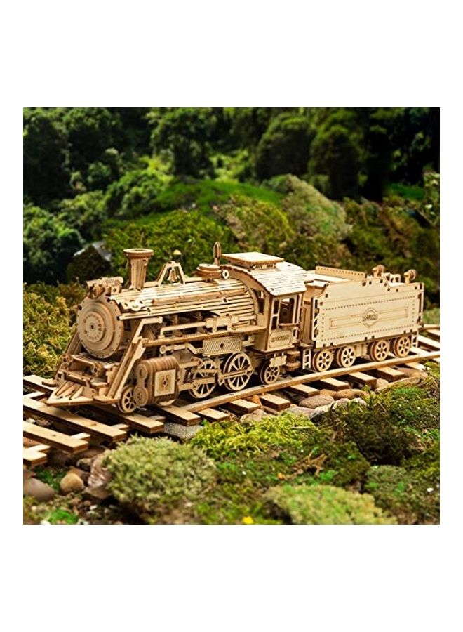 3D Wooden Puzzle-Mechanical Car Model-Self Building Vehicle Kit 12inch - Image 4