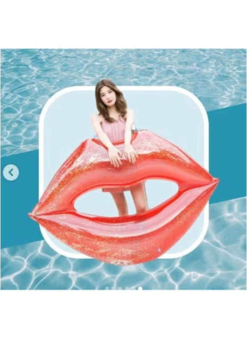 كتافات سباحة قابلة للنفخ على شكل شفاه - Image 3
