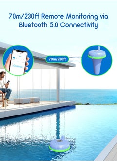 INKBIRD INKBIRD IBS-P02B Bluetooth Pool Thermometer, Free App Control, IPX7 Waterproof, Precision Temperature Probe, 2 Years Historical Data Storage and Export  - Image 5