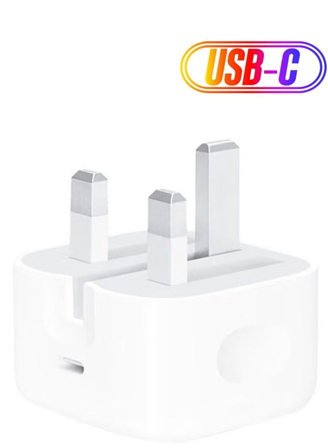 iPhone 18 Watt Fast Charger | USB C Wall Fast Charger Compatible with iPhone 16/15/14/14 Pro/14 Pro Max/13/12/SE2020/11/XR/XS Max/X/iPad - Image 1