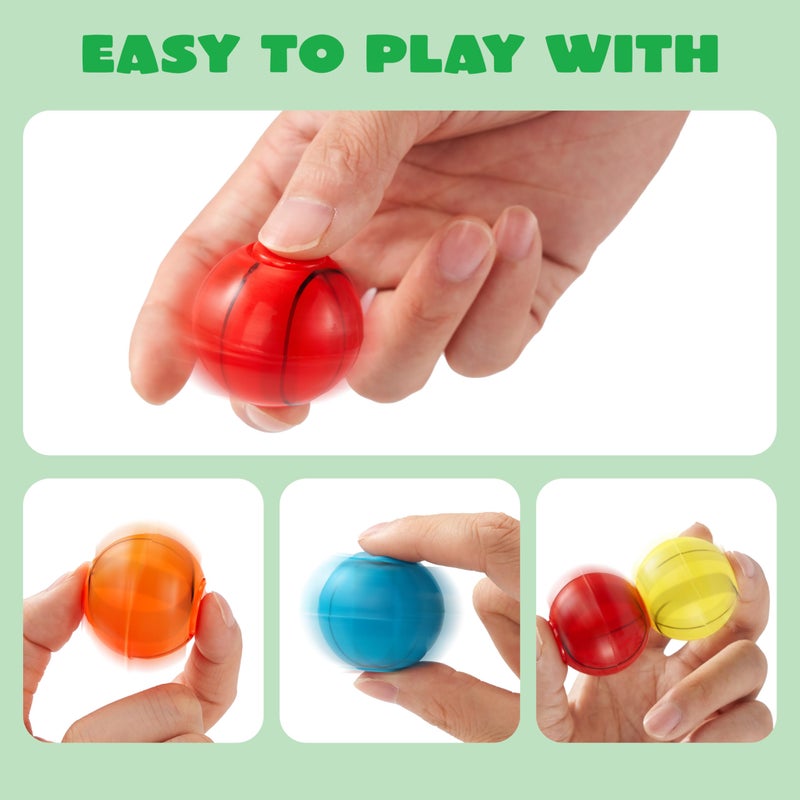 JOYIN 36 Pack Basketball Fidget Spinners for Kids, Easter Egg Fillers Goodie Bag Stuffers for Birthday Party, Basketball Party Favors, Fidget Toys Bulk, Stress Balls, Treasure Box for Classroom - Image 4