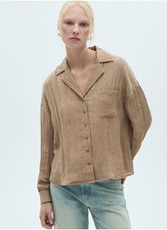 Pocket Textured Shirt