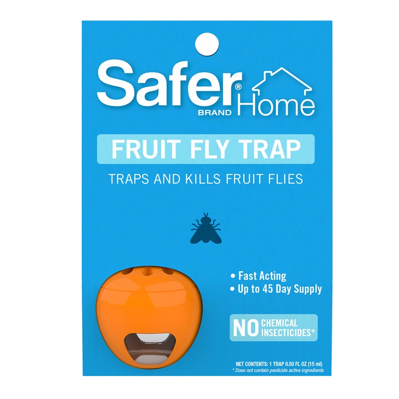 Safer Brand Home SH500 Indoor Fruit Fly Trap â€“ Ready-to-Use, Non-Staining, No synthetic Insecticides - Image 1
