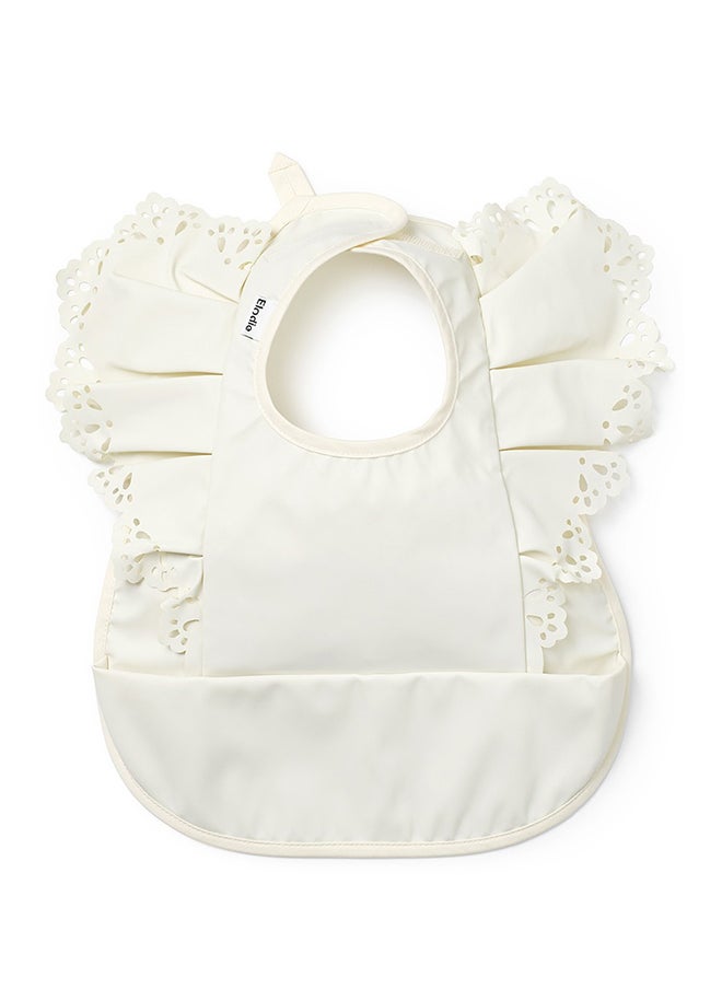 Elodie Details Baby Bib - Vanilla white  - Image 1