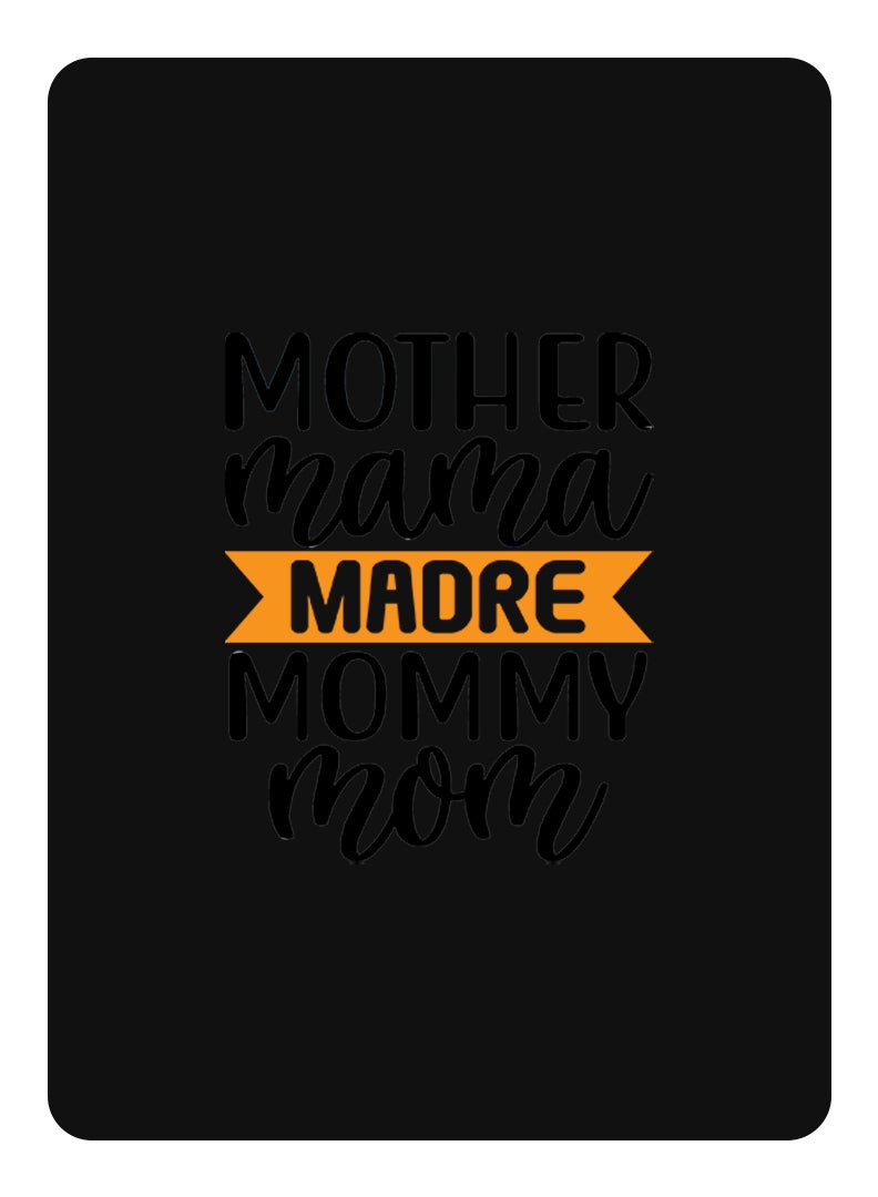 Theodor Protective Flip Case For Huawei MatePad Pro 11 (2022) With Trifold Stand Auto Wake Sleep Shockproof Cover mother mama Black copy - Image 1