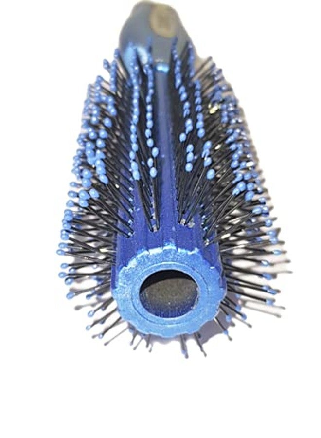 Tiamo Round Plastic Hairbrush set BLUE and PINK for grooming. - Image 3