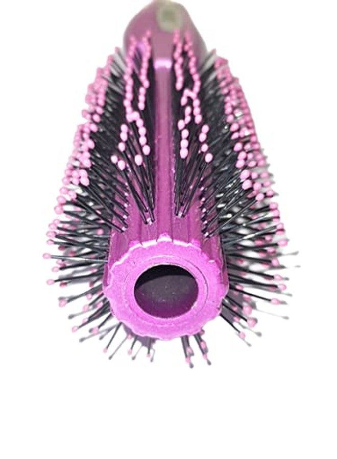 Tiamo Round Plastic Hairbrush set BLUE and PINK for grooming. - Image 5