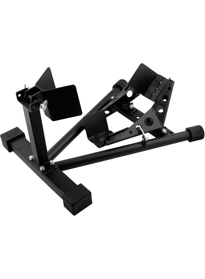 Generic Motorbike Wheel Chock Front Stand with Clamps - Image 1