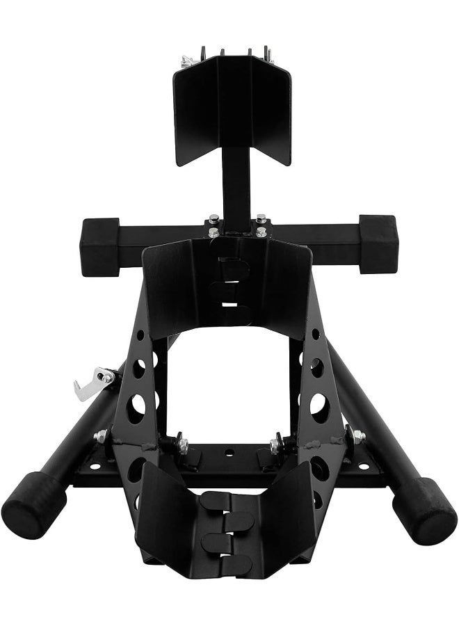 Generic Motorbike Wheel Chock Front Stand with Clamps - Image 2