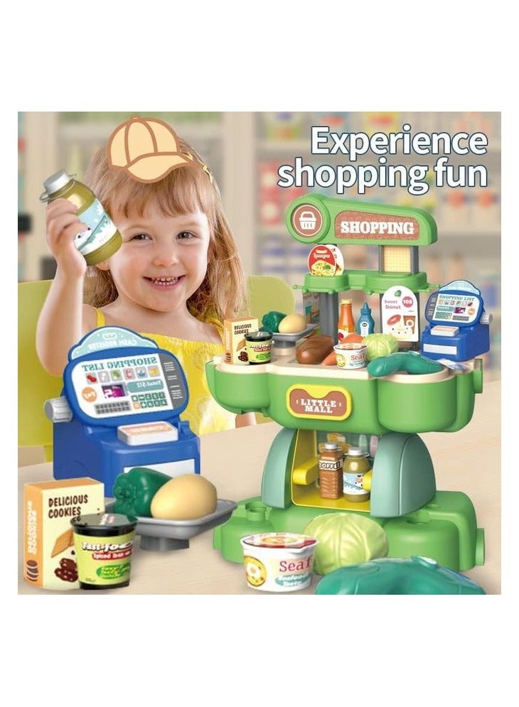 لعبة العيد مجموعة العاب سوبر ماركت، بلاستيك, سوبر ماركت للاطفال , لعب ممتعه. - Image 2