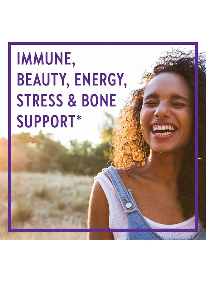 أوشن النساء المتقدمة متعددة الفيتامينات، تركيبة للامتصاص، اللمونين، الجمال، الطاقة، الإجهاد والعظام الدعم، استعادة الجمال الأنثوي، المكمل الغذائي 72 قرص - Image 2