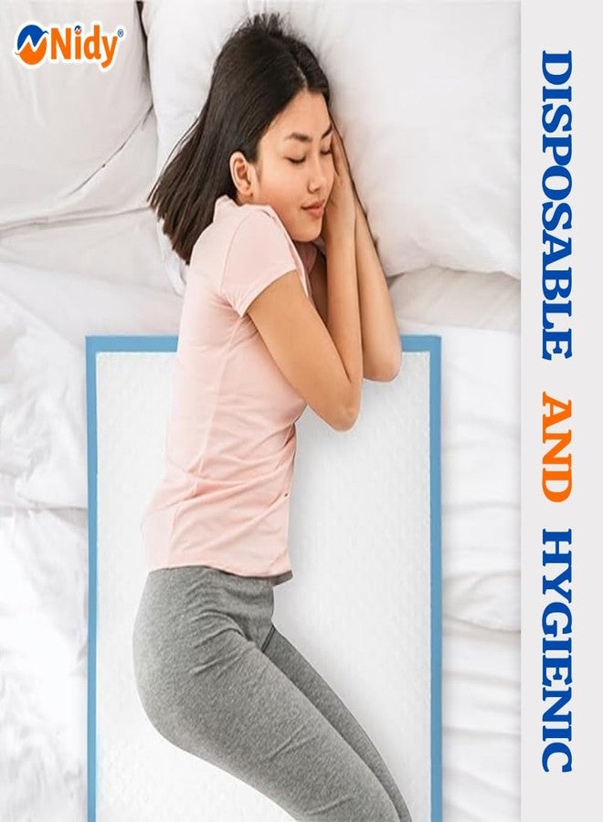 Nidy® Disposable Underpad Sheet Super Absorbent for Adult Incontinence, Bed Protector, Hospital Use, Waterproof Bed Sheet, Elderly Care Pad Pack of 10 - Image 5