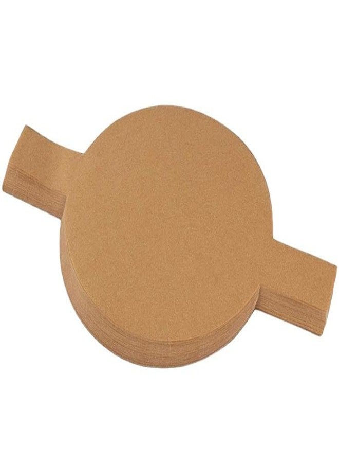Tuqiso 8 Inch Parchment Paper Rounds, Set of 100, Non Stick Baking Parchment Circles, Cake Parchment Rounds with Lift Tabs for Baking (8inch) (Brown) - Image 1
