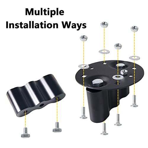 MIKODA RX-LOX-PM Pack Mount Lock, Locking Pack Mount with Backing Plate Base and 2 Keys, 1-3 Gallon Compatible with RotopaX Standard Fuel Pack, Water Container, Gasoline Pack, Storage Box - Image 5