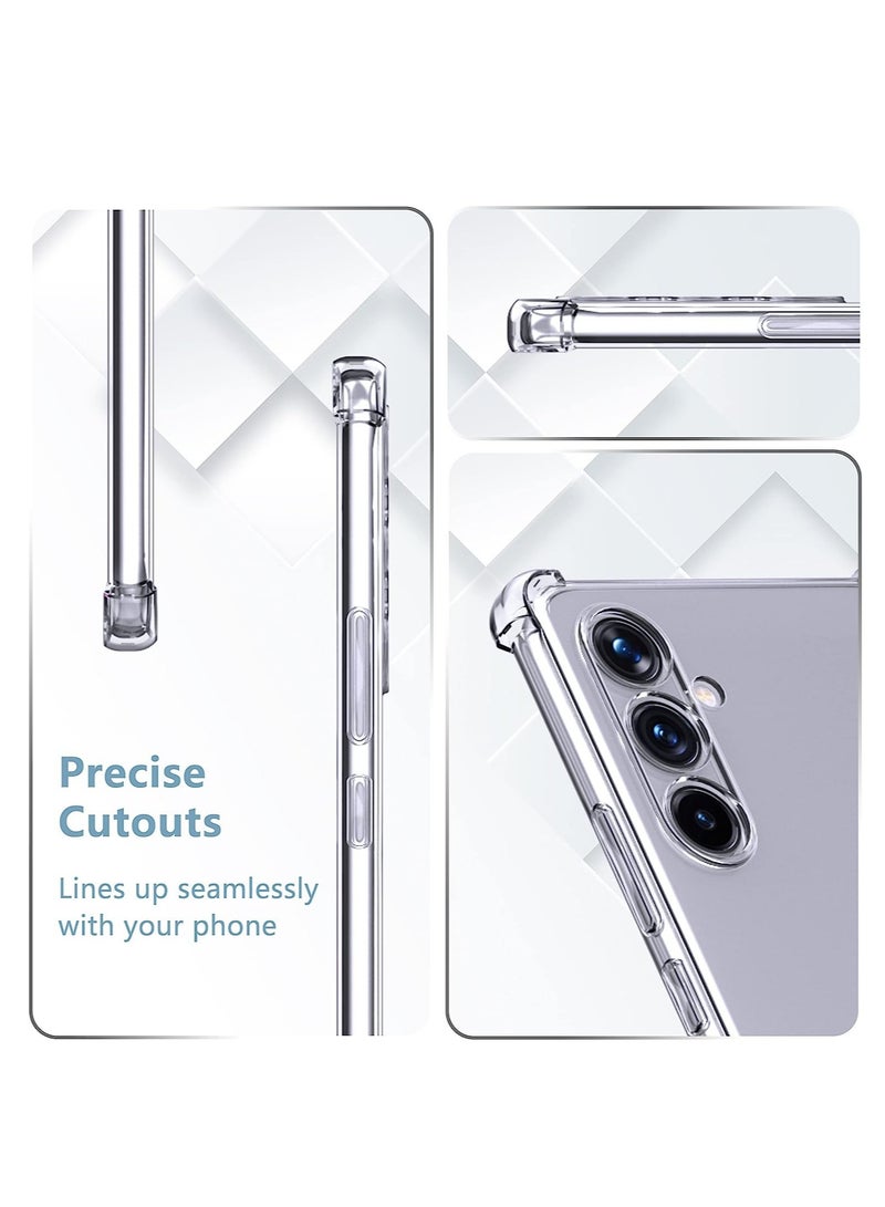 DUSALA Samsung Galaxy A54 Case Clear Shockproof Silicone Case With Camera Protection Armour Protective Cover [Slim-Fit] Soft Thin Full Cover Phone Case for Samsung Galaxy A54 5G Transparent - Image 4