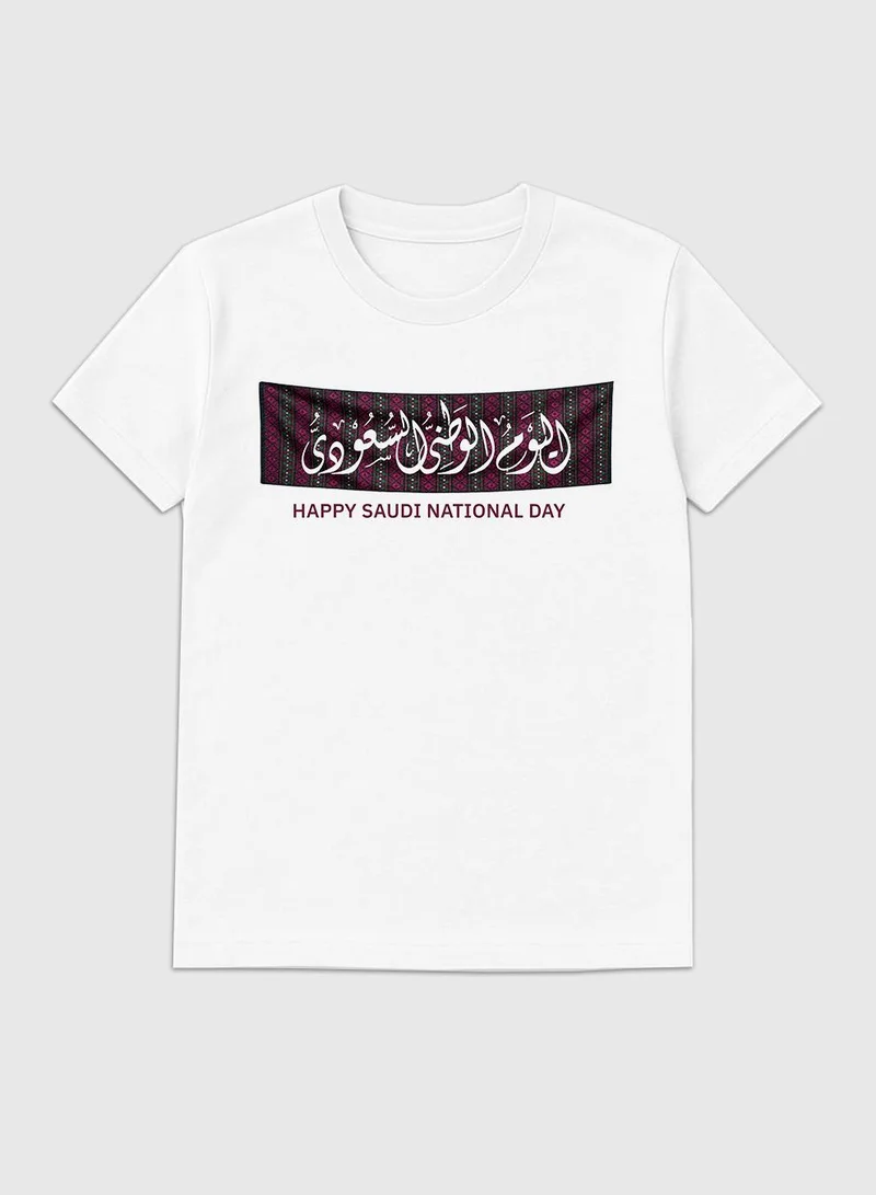 Lowha Cotton T-Shirt for Saudi National Day Celebrations for Women & Men