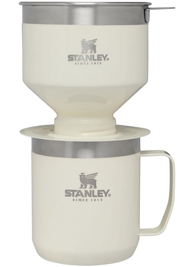 Stanley Stanley Classic The Perfect-Brew Pour Over Gift Set Elevate Your Coffee Experience with Precision Pouring and Timeless Style | 20oz/12oz | Cream Gloss  - Image 1