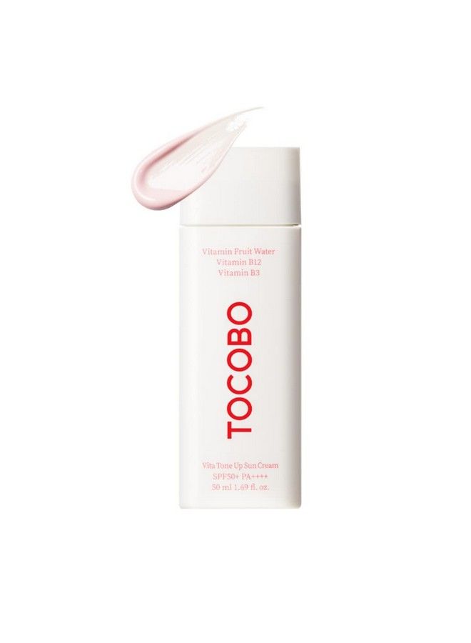 Tocobo كريم الوقاية من أشعة الشمس Vita Tone Up Spf50+ Pa++++ 2.82Oz / 50Ml | واقي شمسي مرطب بالفيتامينات ومكونات طبيعية | واقي شمسي نباتي للوجه - Image 2