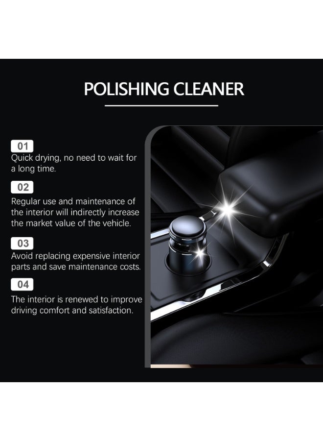 Homonth Car Interior Polishing Cleaner Spray, 100ML Dashboard Restorer Conditioner for Plastic, Leather & Vinyl Auto Surfaces, Restore Shine & Prevent Cracking - Image 4