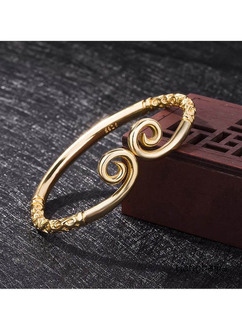 Hanghaijia Unisex Vintage Monkey King Wukong Buddhist Tightening Spell true love forever Bracelet - Image 2